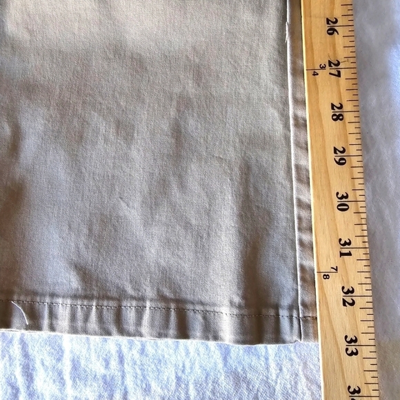 Dickies Slim Chino Boot Cut Tan Pants Size 8 Long - Picture 7 of 10